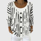 Cardigan con bottone comodo