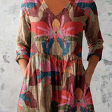 Sarah | Lange Blouse met V-Hals