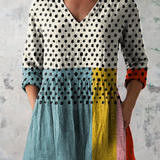 Valerie | Lange Blouse met V-Hals
