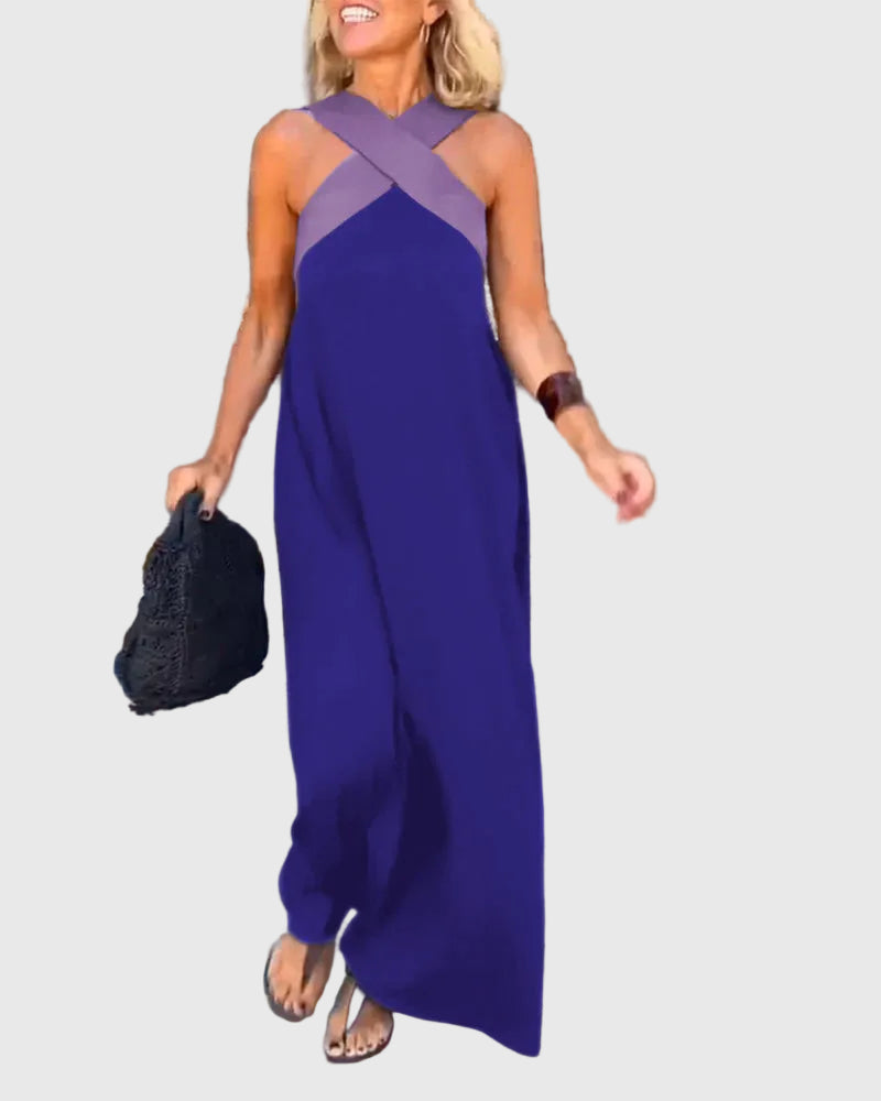 Elena | Elegante Maxi Vloeiende Jurk