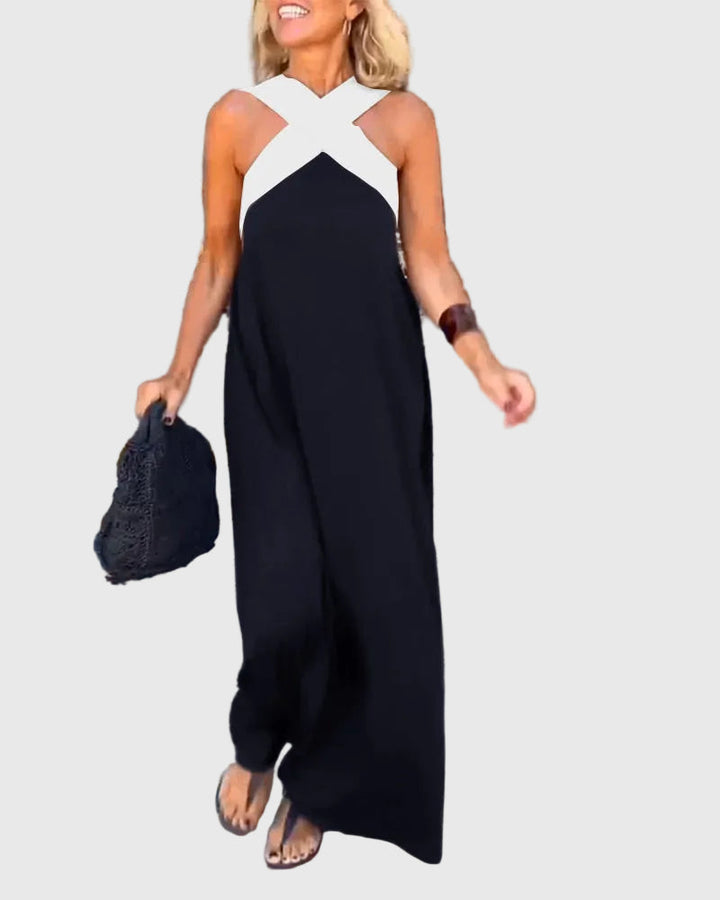 Elena | Maxi Jurk Vloeiend en Elegant