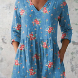 Melanie | Lange Blouse met V-Hals