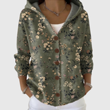 Cardigan Komfort con cappuccio in maglia