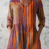 Nadia | Lange Blouse met V-Hals