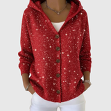 Cardigan Comfort con cappuccio in maglia