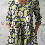 Elodie | Lange Blouse met V-Hals