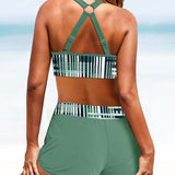 Janette - Hoge taille rib bikini