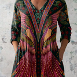 Manon | Lange Blouse met V-Hals
