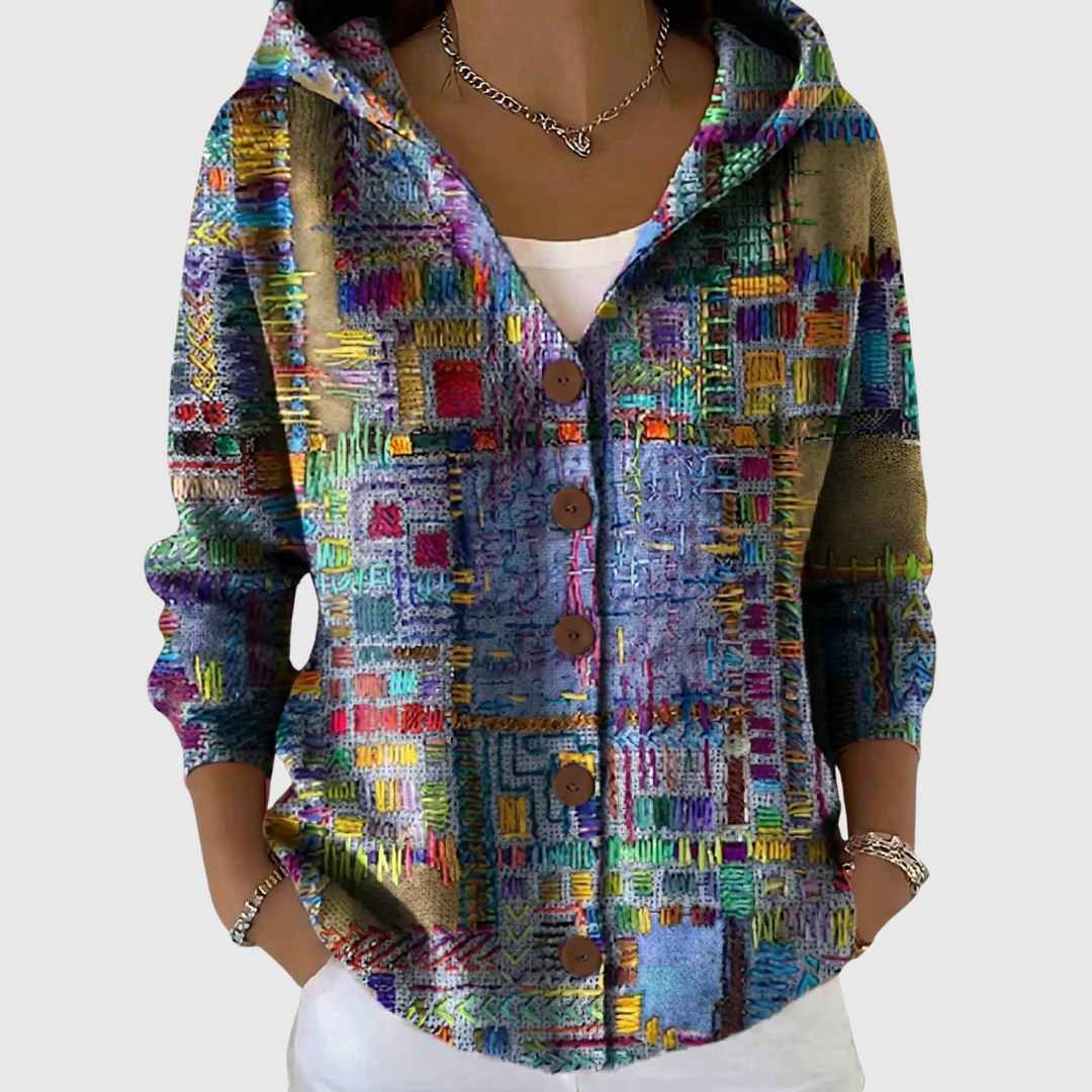 Comfortabele Gebreide Hoodie Cardigan