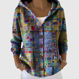Cardigan in Maglia con Cappuccio
