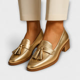 Céleste™ | Gouden Loafers