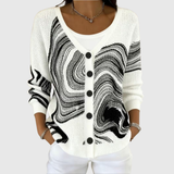 Cardigan comodo con bottoni