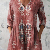 Elise | Lange Blouse met V-Hals