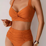 Laluna® | Hoge taille bikini set voor de zomer