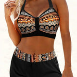 Janette - Hoge taille rib bikini