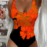 Lucy - Elegante badpak met bloemenpatroon