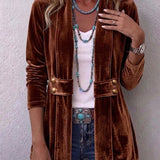 Katrin™ | Blazer Aperto con Brillantezza