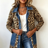 Regina™ | Giacca lunga con stampa leopardata