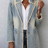 Rita™ | Blazer Oversize in Look Usato