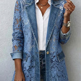 Doris™ | Blazer con fiori traforati