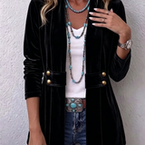 Katrin™ | Blazer Aperto con Brillantezza