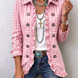 Elke™ | Blazer a Vichy