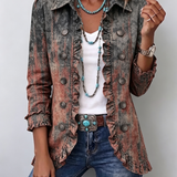 Marlene™ | Blazer in stile usato con sfumature
