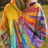 Angelika™ | Cardigan in Patchwork Arcobaleno