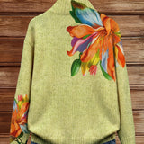 Barbara™ | Cardigan con fiori tropicali